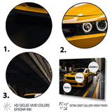 Yellow Car On Highway Symphony - Multi-Panels