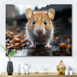 Curious Cute Rodent - Rodent Canvas Wall Art