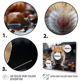 Curious Cute Rodent - Rodent Canvas Wall Art