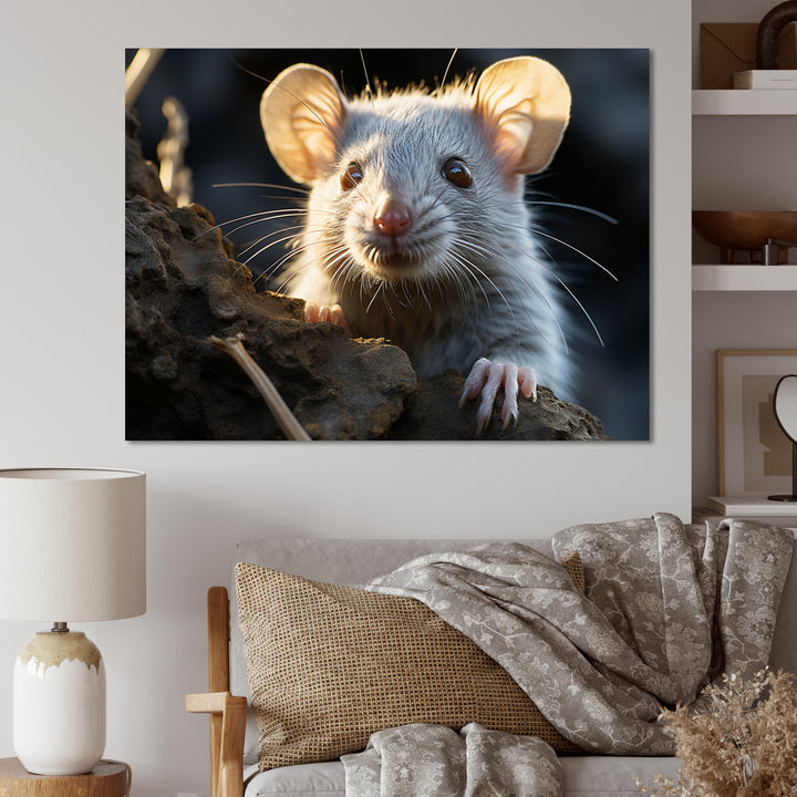 Cute Rodent Portrait - Rodent Canvas Wall Art