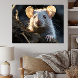 Cute Rodent Portrait - Rodent Canvas Wall Art