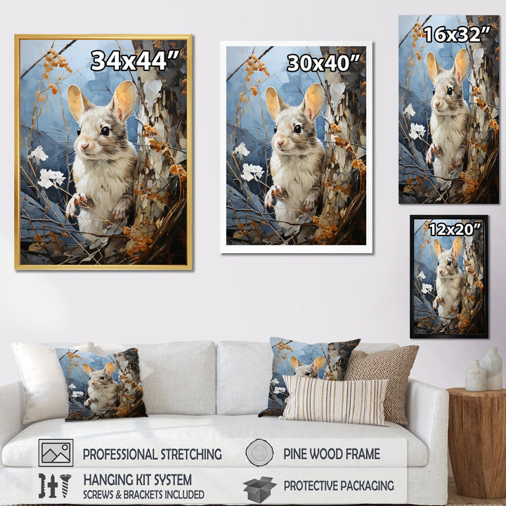 Rodent Silent Observer Pastoral - Rodent Wall Art Prints