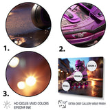 Roller blading roller skating Urban Glide - Skateboard Canvas Wall Art