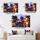 Roller blading roller skating Urban Glide - Skateboard Canvas Wall Art