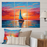 Sailboat Abstract Horizon II - Multi-Panels