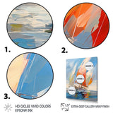 Sailboat Abstract Winds I - Transportation Canvas Wall Art