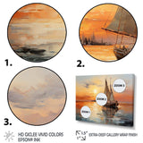 Sailboat Celestial Voyages II - Transportation Canvas Wall Art