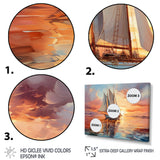 Sailboat Coastal Dreams I - Boat Sailing Canvas Wall Art