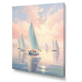 Sailboat Dreamy Regatta - Boat Sailing Canvas Wall Art