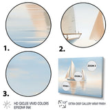 Sailboat Harmonious Tides I - Boat Sailing Canvas Wall Art