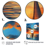 Sailboat Luminous Horizons I - Boat Sailing Canvas Wall Art