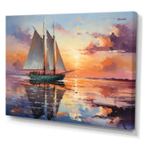 Sailboat Maritime Melody I - Boat Sailing Canvas Wall Art