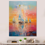 Sailboat Sail Away - Boat Sailing Canvas Wall Art