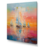 Sailboat Sail Away - Boat Sailing Canvas Wall Art
