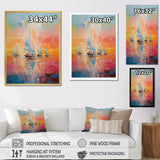 Sailboat Sail Away - Boat Sailing Canvas Wall Art