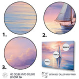 Sailboat Sailing Serenade I - Boat Sailing Canvas Wall Art