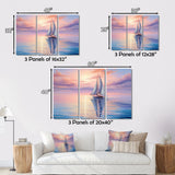 Sailboat Sailing Serenade I - Boat Sailing Canvas Wall Art