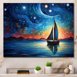 Sailboat Sailors Serenade - Boat Sailing Canvas Wall Art