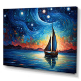 Sailboat Sailors Serenade - Boat Sailing Canvas Wall Art
