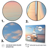 Sailboat Solitary Sail - Boat Sailing Canvas Wall Art
