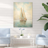 Sailboat Whispering Breezes II - Transportation Canvas Wall Art