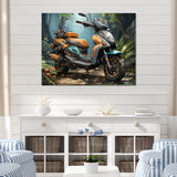 Scooter In Wild Adventure Seeker I - Scooter Canvas Wall Art