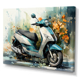 Scooter Business Class - Scooter Canvas Wall Art
