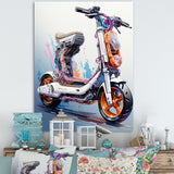 Scooter Compact Commuter I - Scooter Canvas Wall Art