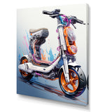 Scooter Compact Commuter I - Scooter Canvas Wall Art