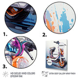 Scooter Compact Commuter I - Scooter Canvas Wall Art