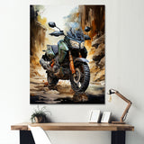 Scooter Off Road Adventurer I - Scooter Canvas Wall Art