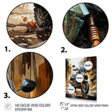Scooter Off Road Adventurer I - Scooter Canvas Wall Art