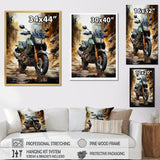 Scooter Off Road Adventurer I - Scooter Canvas Wall Art