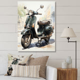 Scooter Retro Rider I - Scooter Canvas Wall Art