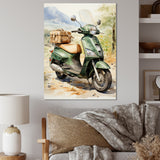 Scooter Touring Companion I - Scooter Canvas Wall Art