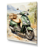 Scooter Touring Companion I - Scooter Canvas Wall Art