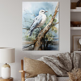 Seagull Coastal Guardian On Branch - Seagull Wall Art Prints