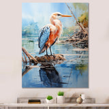 Seagull Reflections On Water Pointillism - Seagull Bedroom Wall Art
