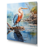 Seagull Reflections On Water Pointillism - Seagull Bedroom Wall Art