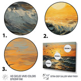 Seagulls At Beach Sunset - Seagull Wall Decor