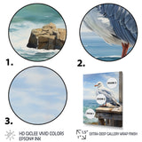 Seagull In Repose At Beach - Seagull Wall Art Prints