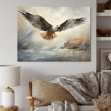 Seagull Silent Flight - Multi-Color Seagull Wall Art