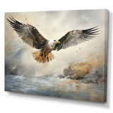 Seagull Silent Flight - Multi-Color Seagull Wall Art