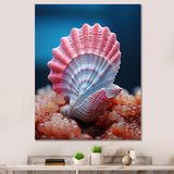 Pink Seashell Symphony - Seashell Bedroom Wall Art
