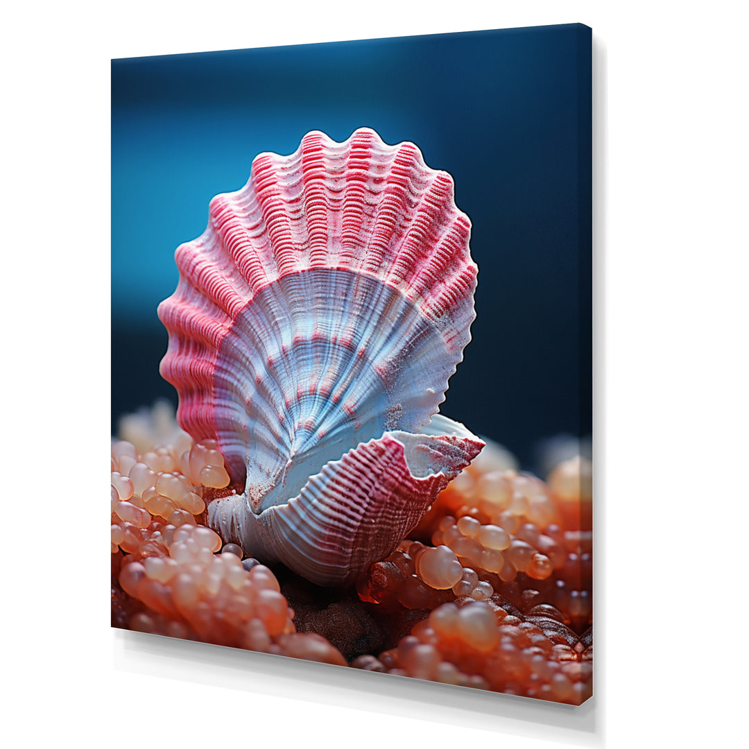 Pink Seashell Symphony - Seashell Bedroom Wall Art