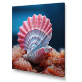 Pink Seashell Symphony - Seashell Bedroom Wall Art