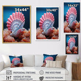 Pink Seashell Symphony - Seashell Bedroom Wall Art
