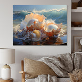 White Seashells On The Beach - Seashell Wall Decor