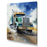 Heavy Duty Semi Truck I - Truck Canvas Wall Art