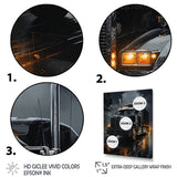 Midnight Cruiser Semi Truck I - Truck Canvas Wall Art